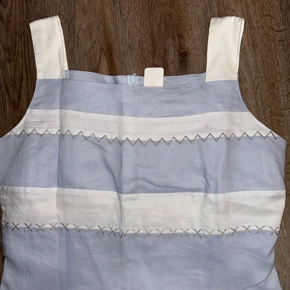 Carry Back • 100% Linen Striped Dress - Picture 5 of 10